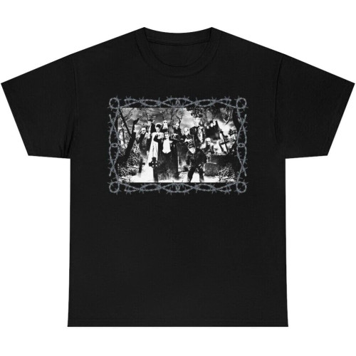 KIINMY Gallery of Monsters Short Sleeve Tee BlackOne Size KIINMY Gallery of Monsters Short Sleeve Tee BlackOne Size