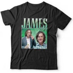 KIINMY James May Appreciation Tshirt Unisex Homage Throwback Stag Hen Do Funny BlackXX-Large