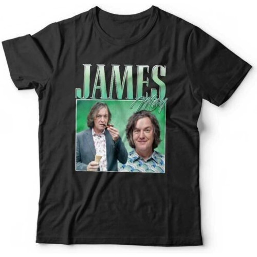 KIINMY James May Appreciation Tshirt Unisex Homage Throwback Stag Hen Do Funny BlackLarge KIINMY James May Appreciation Tshirt Unisex Homage Throwback Stag Hen Do Funny BlackLarge