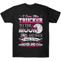 KIINMY I Love My Trucker T-Shirt BlackX-Large
