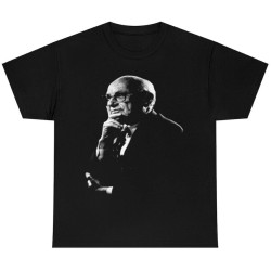 KIINMY Milton Friedman Shirt, American Economist Milton Friedman Lovers T-Shirt BlackOne Size