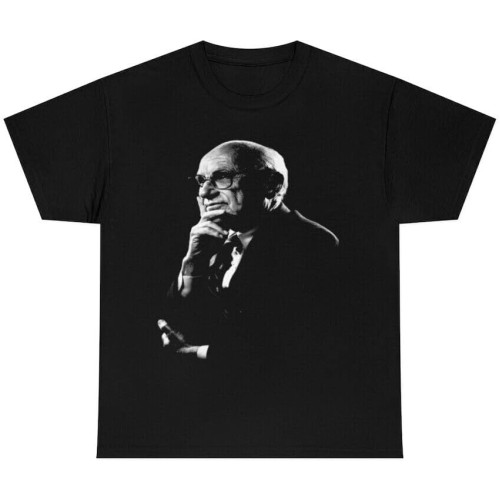 KIINMY Milton Friedman Shirt, American Economist Milton Friedman Lovers T-Shirt BlackOne Size KIINMY Milton Friedman Shirt, American Economist Milton Friedman Lovers T-Shirt BlackOne Size