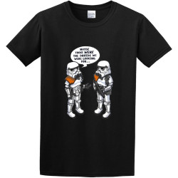 UPgentMMD Men's Fashion T Shirts Maybe Those were The Droids We were Looking for. Short Sleeves Black UPgentMMD Men's Fashion T Shirts Maybe Those were The Droids We were Looking for. Short Sleeves Black