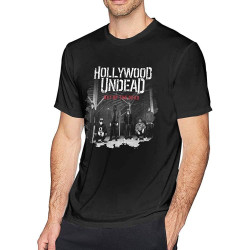 Hollywood Undead Herren klassisches T-Shirt Schwarz-Blacks Hollywood Undead Herren klassisches T-Shirt Schwarz-Blacks