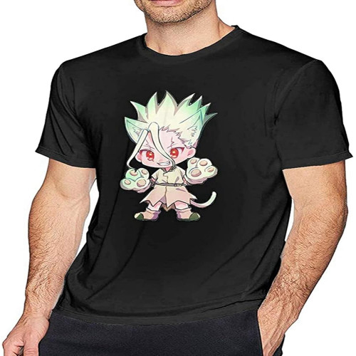Men's T Shirt Dr Stone Summer Slim Short Sleeve Retro Fashion 3D Printed T-Shirt Cool and Breathable Men's T Shirt Dr Stone Summer Slim Short Sleeve Retro Fashion 3D Printed T-Shirt Cool and Breathable