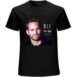 UPgentMMD Men's anjin Paul Walker Tribute T-Shirt Rip Fast and Furious Star Nero Black UPgentMMD Men's anjin Paul Walker Tribute T-Shirt Rip Fast and Furious Star Nero Black
