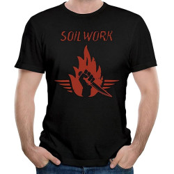 Men's Casual Shirt Men's Soilwork Swedish Melodic Death Metal Band Round Neck T Shirt Pure Cotton is More Hygroscopic Men's Casual Shirt Men's Soilwork Swedish Melodic Death Metal Band Round Neck T Shirt Pure Cotton is More Hygroscopic
