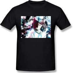 UPgentMMD Elfen Lied Men's Comfortable Short Sleeve Shirts Crew Neck Personality Fashion T-Shirt UPgentMMD Elfen Lied Men's Comfortable Short Sleeve Shirts Crew Neck Personality Fashion T-Shirt
