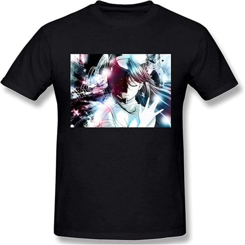 UPgentMMD Elfen Lied Men's Comfortable Short Sleeve Shirts Crew Neck Personality Fashion T-Shirt
