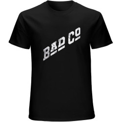 UPgentMMD Men's Fashion T Shirts Bad Company Slant Logo T-Shirt Comfortable Fabrics to accompany You All Summer UPgentMMD Men's Fashion T Shirts Bad Company Slant Logo T-Shirt Comfortable Fabrics to accompany You All Summer