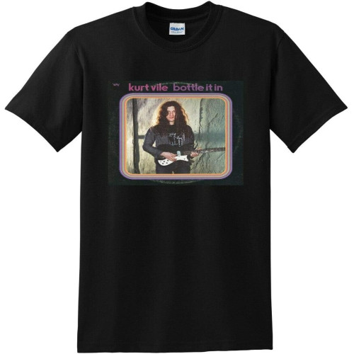 2688 Kurt VILE T Shirt Bottle it in Vinyl cd Cover Small Medium Large or 2688 Kurt VILE T Shirt Bottle it in Vinyl cd Cover Small Medium Large or