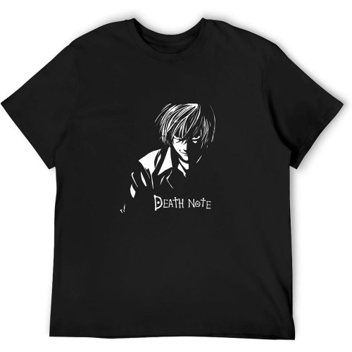 Men's T-Shirt Feel Soft Death Note T Shirt Japanese Manga Kira Ryuk Yagami Light Shinigami Mens Crew-Neck t-Shirt Men's T-Shirt Feel Soft Death Note T Shirt Japanese Manga Kira Ryuk Yagami Light Shinigami Mens Crew-Neck t-Shirt