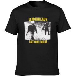 Men's Cotton Shirt The Lemonheads Hate Your Friends Crew-Neck t-Shirt