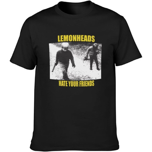 Men's Cotton Shirt The Lemonheads Hate Your Friends Crew-Neck t-Shirt Men's Cotton Shirt The Lemonheads Hate Your Friends Crew-Neck t-Shirt
