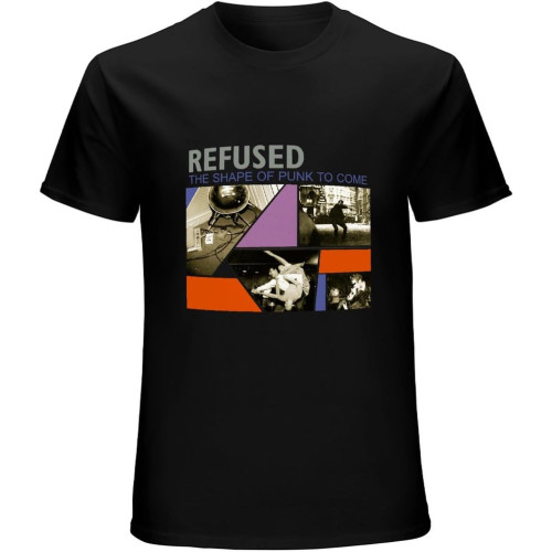 UPgentMMD Men's Fashion T Shirts Refused Band Shape of Punk to Come Double Stitch Sleeves and Hem UPgentMMD Men's Fashion T Shirts Refused Band Shape of Punk to Come Double Stitch Sleeves and Hem