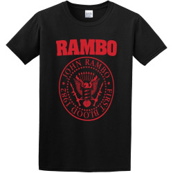 UPgentMMD Rambo 'First Blood 1982' T-Shirt Funny Top Tee Camiseta Short-Sleeve for Men UPgentMMD Rambo 'First Blood 1982' T-Shirt Funny Top Tee Camiseta Short-Sleeve for Men