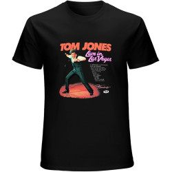 UPgentMMD Men's Tom Jones - Live in Las Vegas T-Shirt Black UPgentMMD Men's Tom Jones - Live in Las Vegas T-Shirt Black