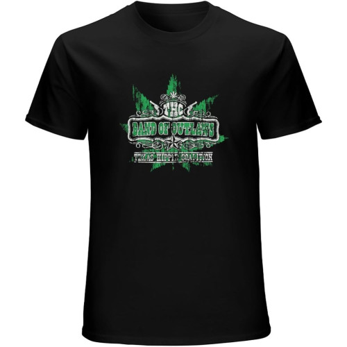 UPgentMMD Texas Hippie Coalition Men's Band of Outlaws T-Shirt Black UPgentMMD Texas Hippie Coalition Men's Band of Outlaws T-Shirt Black