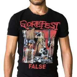 Gorefest Band False 1992 Album Cover T-Shirt Gorefest Band False 1992 Album Cover T-Shirt