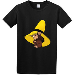 UPgentMMD Curious George Men's Short Sleeve T Shirt UPgentMMD Curious George Men's Short Sleeve T Shirt