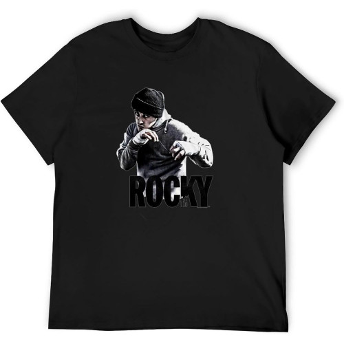 Men's Fashion T Shirts Rocky 40Th Anniversary Short Sleeves Men's Fashion T Shirts Rocky 40Th Anniversary Short Sleeves
