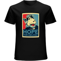 Men's Fashion T Shirts ALF Hope for Melmac Alien Movie TV Show Men's T-Shirt Size S to 3XL Twin Needle Sleeves and Hem
