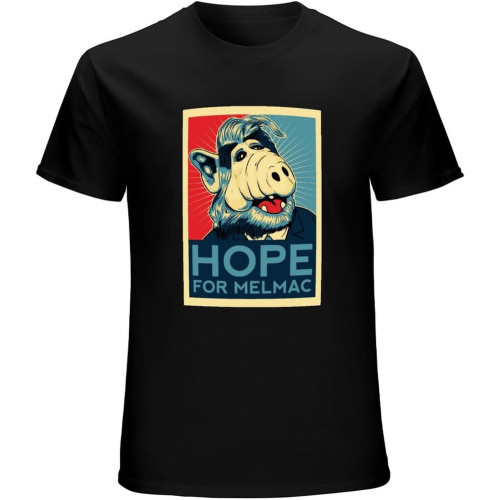 Men's Fashion T Shirts ALF Hope for Melmac Alien Movie TV Show Men's T-Shirt Size S to 3XL Twin Needle Sleeves and Hem Men's Fashion T Shirts ALF Hope for Melmac Alien Movie TV Show Men's T-Shirt Size S to 3XL Twin Needle Sleeves and Hem