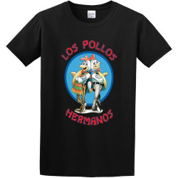 Men's Casual Shirt Breaking Bad Los Pollos Hermanos Ringers Soft and Light Men's Casual Shirt Breaking Bad Los Pollos Hermanos Ringers Soft and Light