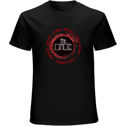 Men's T-Shirt Feel Soft Men's The Circle Logo Sammy Hagar PIPA 11 68 T Shirt Hand wash Recommended