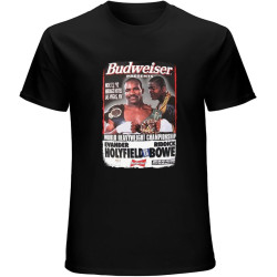 Men's T Shirt Evander Holyfield Vs Riddick Bowe Cool Boxing Fight Card Poster T-Shirt Graphic Unisex Top Shirt Short Sleeves Men's T Shirt Evander Holyfield Vs Riddick Bowe Cool Boxing Fight Card Poster T-Shirt Graphic Unisex Top Shirt Short Sleeves