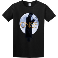 Captain Hook Killian Jones Thin Distressed Lazy Painting Alternative T-Shirt Black Captain Hook Killian Jones Thin Distressed Lazy Painting Alternative T-Shirt Black