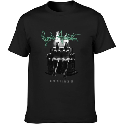 Janes Addiction Nothing's Shocking Mens T-Shirt Casual Cotton Tees Tops T-Shirt Black Janes Addiction Nothing's Shocking Mens T-Shirt Casual Cotton Tees Tops T-Shirt Black