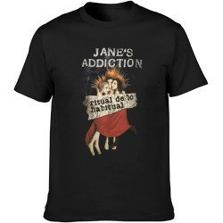 Janes Addiction Ritual De Lo Habitual Album Cover Art Mens T-Shirt Casual Cotton Tees Tops T-Shirt Black Janes Addiction Ritual De Lo Habitual Album Cover Art Mens T-Shirt Casual Cotton Tees Tops T-Shirt Black