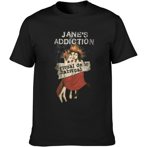 Janes Addiction Ritual De Lo Habitual Album Cover Art Mens T-Shirt Casual Cotton Tees Tops T-Shirt Black Janes Addiction Ritual De Lo Habitual Album Cover Art Mens T-Shirt Casual Cotton Tees Tops T-Shirt Black