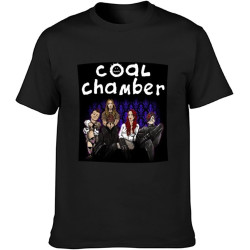 Coal Chamber Unisex T-Shirt Printed Tee Graphic Top Men T-Shirt Black Coal Chamber Unisex T-Shirt Printed Tee Graphic Top Men T-Shirt Black