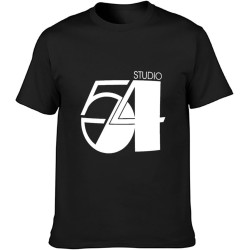 TqaSerHqs Studio 54 Retro Night Club T-Shirt Mens Unisex Tee T-Shirt Black TqaSerHqs Studio 54 Retro Night Club T-Shirt Mens Unisex Tee T-Shirt Black