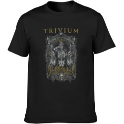 Trivium Skelly Frame Mens T-Shirt Casual Cotton Unisex Tees Tops T-Shirt Black