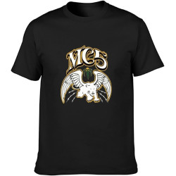 Mc5 Panther Rock T-Shirt Graphic Tee Printed Top Mens T-Shirt Black Mc5 Panther Rock T-Shirt Graphic Tee Printed Top Mens T-Shirt Black