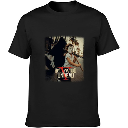 Hollywood Undead Five Unisex T-Shirt Printed Tee Graphic Top Men T-Shirt Black Hollywood Undead Five Unisex T-Shirt Printed Tee Graphic Top Men T-Shirt Black