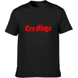 Cro-Mags Cro Mags Mens T-Shirt Casual Cotton Tees Tops T-Shirt Black