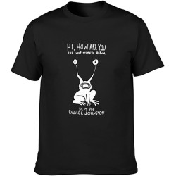 Hi How are You Daniel Johnston The Unfinished Album Mens T-Shirt Casual Cotton Unisex Tees Tops T-Shirt Black Hi How are You Daniel Johnston The Unfinished Album Mens T-Shirt Casual Cotton Unisex Tees Tops T-Shirt Black