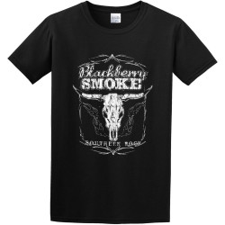 ZSKKCNUK BlackBerry Smoke Men's 100% Cotton Casual T-Shirt