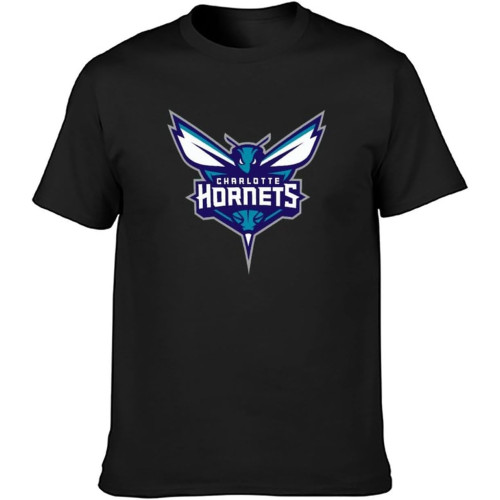 Charlotte Hornets T-Shirt Black Shirt Men' Top tee