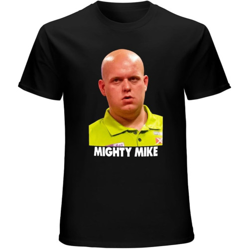 Michael Van Gerwen Mighty Mike Player Fan Player Mens Unisex T-Shirt Graphic Print Top Black Tee