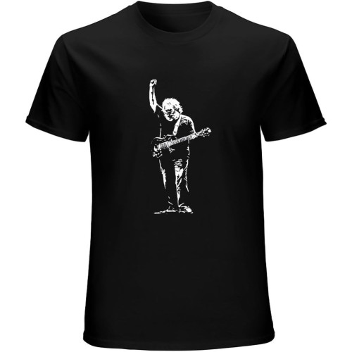 Men's Jerry Garcia Tribute T-Shirt Tri-Blend Shakedown Tee Black Men's Jerry Garcia Tribute T-Shirt Tri-Blend Shakedown Tee Black