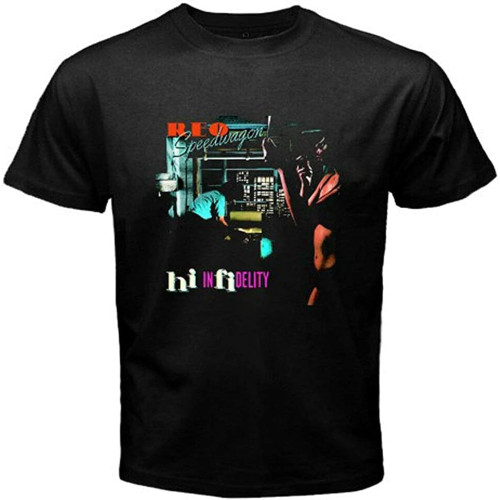 REO Speedwagon Hi Infidelity Rock Legend Mens T-Shirt REO Speedwagon Hi Infidelity Rock Legend Mens T-Shirt