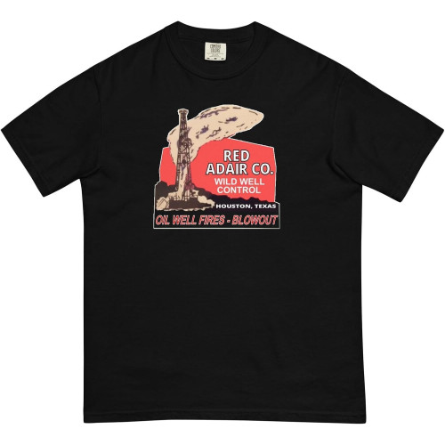 ZSKKCNUK Red Adair Company Vintage Unisex Heavyweight T-Shirt Black M ZSKKCNUK Red Adair Company Vintage Unisex Heavyweight T-Shirt Black M