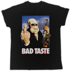 Qeeo Cool Bad Taste Present Black T Shirt Qeeo Cool Bad Taste Present Black T Shirt