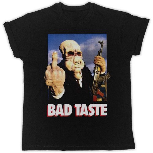 Qeeo Cool Bad Taste Present Black T Shirt