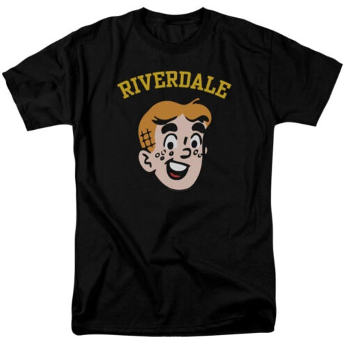 Archie Comics Archie Riverdale T Shirt Comic Book Tee Black BlackOne Size Archie Comics Archie Riverdale T Shirt Comic Book Tee Black BlackOne Size